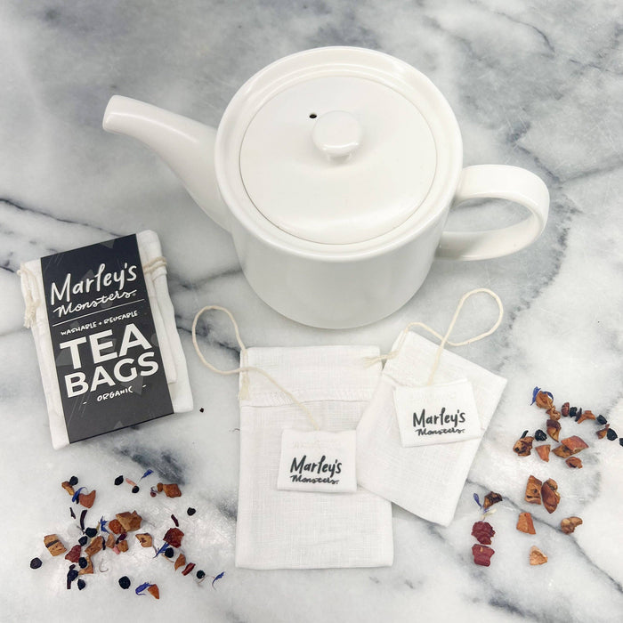 Marley's Monsters | Organic Tea Bags: Set Of 2 - Linen