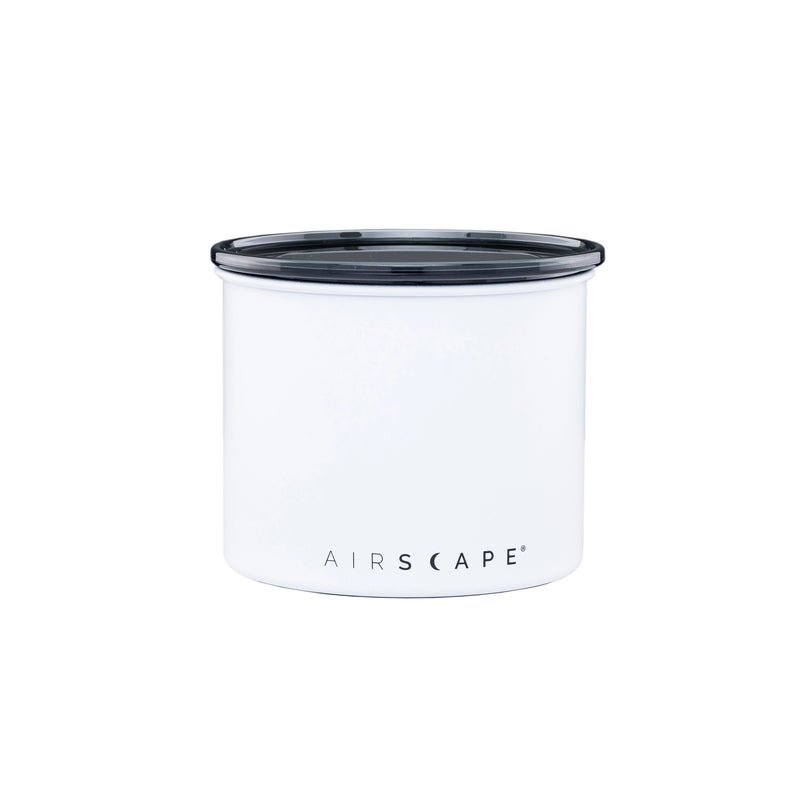 Planetary Design Airscape Canister, large matte gray, designed to preserve food freshness with airtight seals, visible top lid, ideal for kitchen storage at Athens Cooks.