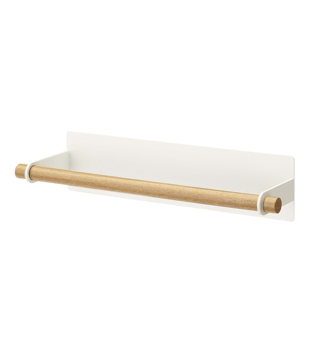 Tosca Magnetic Paper Towel Hanger - Steel + Wood - Small