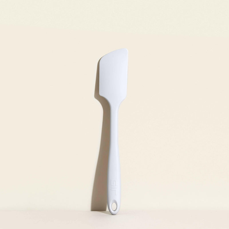 GIR | Ultimate Spatula - Slate, premium silicone kitchen utensil on a white surface, ideal for versatile cooking needs with a flexible, firm blade.