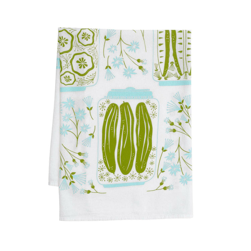 HAZELMADE | Pickles + Petals Tea Towel.