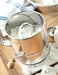 Stainless Steel Crank Style Flour Sifters.