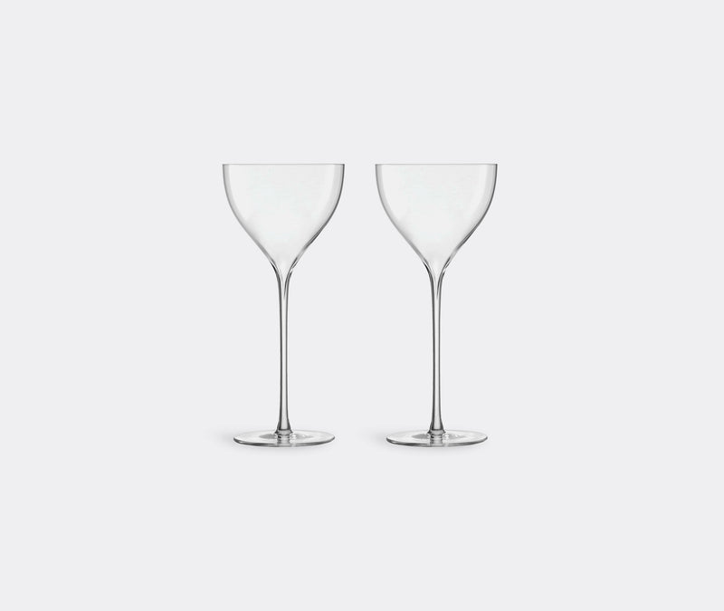 LSA | Savoy Collection - Single Red Wine Glass displayed with elegant mouth-blown flutes and coupes, showcasing their fine curved bowls and distinctive craftsmanship, perfect for celebrations.