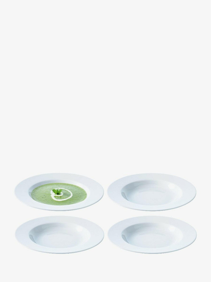 LSA International Dine Dinnerware Collection - Cereal Soup Bowl, showcasing a sleek, modern coupe design, ideal for enhancing dining experiences with high-quality vitrified porcelain.