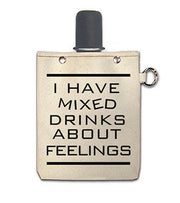 Capabunga | Georgia Game Day Flasks - Liquid Courage | Small: A rugged cotton canvas canteen with stylish graphics, foldable design, and an included shot glass for easy portability.