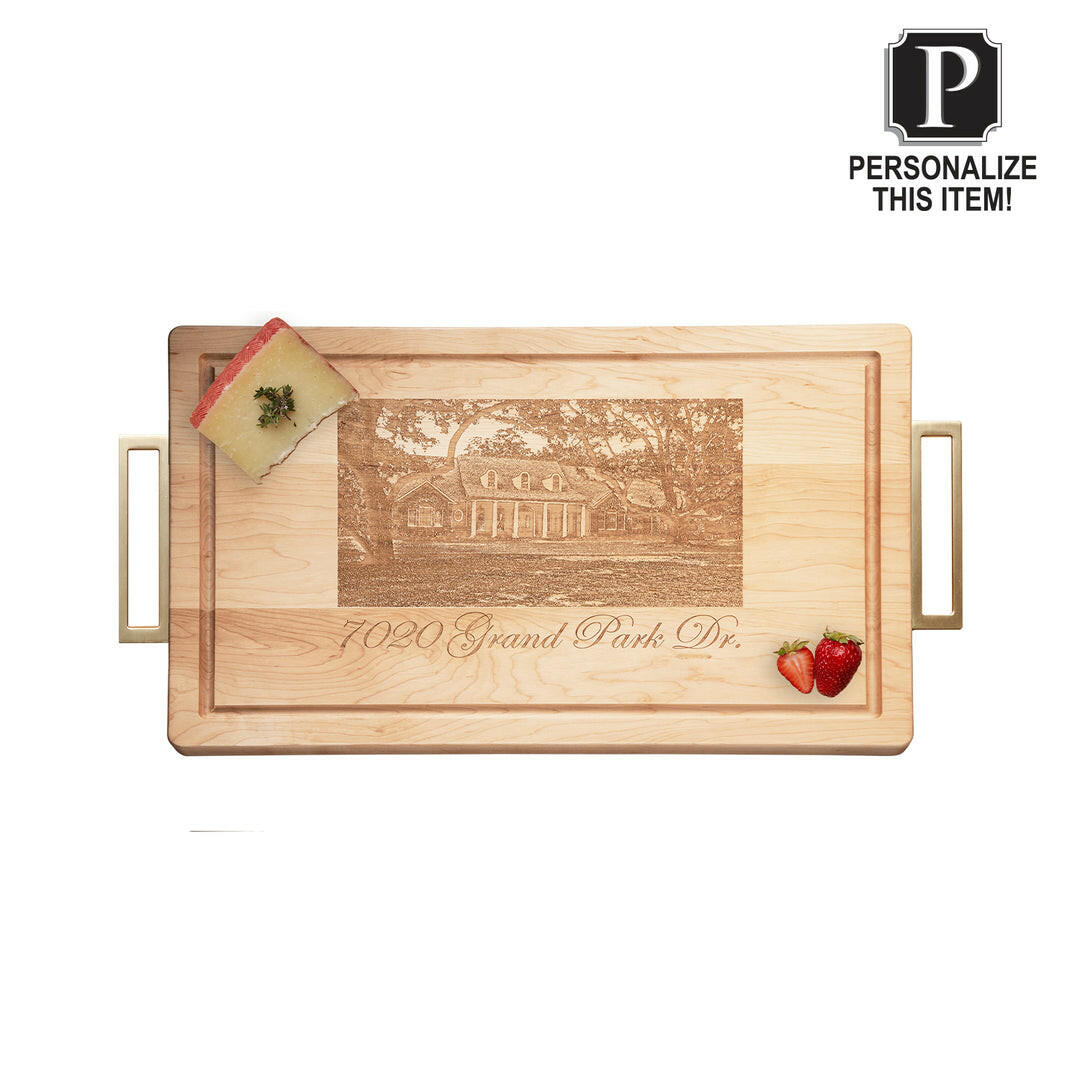 Maple Wood Cutting Board | Photo Board — Athens Cooks