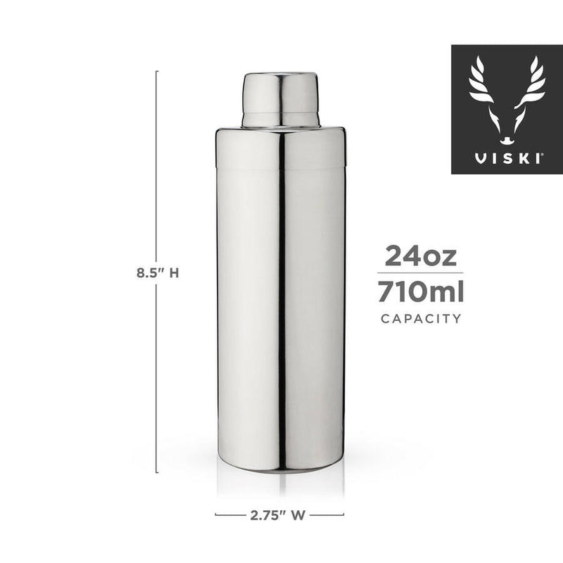 Viski | Element Stainless Cocktail Shaker.
