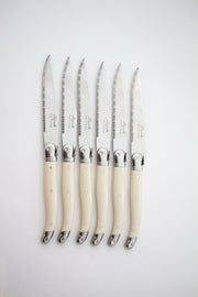 Laguiole | Ivory Knives in Presentation Box | Set of 6.