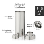 Viski | Element Stainless Cocktail Shaker.